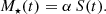 $$ \begin{aligned} M_{\star }(t) = \alpha \,S(t). \end{aligned} $$