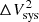 $ \Delta V_{\rm sys}^2 $