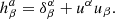 $$ \begin{aligned} h_{\beta }^{a}=\delta _{\beta }^{\alpha }+{{u}^{\alpha }}{{u}_{\beta }} . \end{aligned} $$