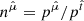 $ {{n}^{{\hat{\mu }}}}={{{p}^{{\hat{\mu }}}}}/{{{p}^{{\hat{t}}}}}\; $
