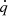$ \dot{q} $