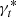 $ \gamma_t^* $