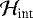 $\mathcal{H}_{\textrm{int}}$