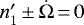 ${n\prime_1}\,{\pm}\,\dot{\Omega} \,{=}\, 0$