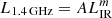 $ L_{{\rm 1.4\,GHz}} = A L_{\rm IR}^m $