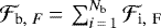 $\mathcal{F}_{\textrm{b},~F}\,{=}\,\sum_{i\,{=}\,1}^{N_{\textrm{b}}} \mathcal{F}_{\textrm{i},~\textrm{F}}$