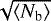 $\sqrt{\left<N_{\textrm{b}}\right>}$