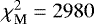 $\chi^2_{\textrm{M}}= 2980$