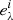 $ e^i_\lambda $