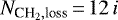 \begin{equation*}N_{\textrm{CH}_2,\textrm{loss}} \,{=}\,12 \, i\end{equation*}