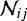 $\mathcal{N}_{ij}$