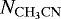 $N_{\mathrm{CH_{3}CN}}$