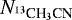 $N_{\mathrm{^{13}}\textrm{CH}_{3}\textrm{CN}}$