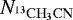 $N_{\mathrm{^{13}CH_{3}CN}}$