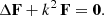 $$ \begin{aligned} \Delta \mathbf F + k^2 \, \mathbf F = \mathbf 0 . \end{aligned} $$