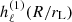 $ h^{(1)}_\ell(R/{r_{\rm L}}) $