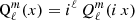 $ \mathrm{Q}_\ell^m(x) = i^\ell \, Q_\ell^m(i\,x) $