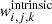 $ w^\mathrm{intrinsic}_{i,j,k} $