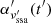 $ \alpha^\prime_{\nu^\prime_{\rm ssa}}(t^\prime) $