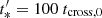 $ t^\prime_{*}=100\ t_{\rm cross,0} $
