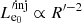 $ L_\mathrm{e_{\mathrm{0}}}^{\prime\mathrm{inj}}\propto R^{\prime -2} $