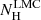 $ N_{\mathrm{H}}^{\mathrm{LMC}} $