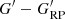 $ G^\prime-G_{\mathrm{RP}}^\prime $