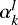 $\alpha_k^l$