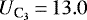 $U_{\textrm{C}_3}\,{=}\,13.0$