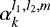 $\alpha_k^{l_1,l_2,m}$
