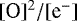 $[\textrm{O}]^2/[{\textrm{e}^-}]$