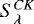 $S_{\lambda}^{CK}$