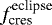 $f_{\textrm{cres}}^{\textrm{eclipse}}$