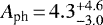 $A_{\textrm{ph}}\,{=}\,4.3^{+4.6}_{{-}3.0}$