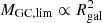 $ M_{\mathrm{GC, lim}} \propto R_{\mathrm{gal}}^{2} $