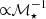 $ {\propto}{\cal M}_{\star}^{-1} $