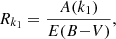 $$ \begin{aligned} R_{k_1} = \frac{A(k_1)}{E(B{-}V)}, \end{aligned} $$
