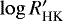 $\log R\prime_{\textrm{HK}}$