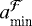 $a_{\textrm{min}}^{\mathcal{F}}$
