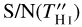 ${S/N}(T_{\ion{H}{I}}^{\prime\prime})$