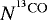 $N^{{^{13}\rm CO}}$