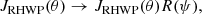 $$ \begin{aligned} J_{\rm RHWP}(\theta ) \rightarrow J_{\rm RHWP}(\theta ) R(\psi ), \end{aligned} $$