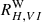 $ R^{\mathrm{W}}_{H,VI} $