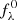 $ f_\lambda^0 $