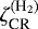$\zeta^{(\textrm{H}_2)}_{\textrm{CR}}$
