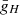 $ \bar{g}_H $