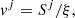 $$ \begin{aligned} { v}^j&= S^j/\xi , \end{aligned} $$