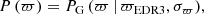 $$ \begin{aligned} P\,(\varpi ) = P_{\rm G}\,(\varpi \,|\,\varpi _{\rm EDR3}, \sigma _{\varpi }), \end{aligned} $$