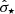 $ \hat \sigma_\star $