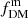 $ f_{\mathrm{DM}}^{\mathrm{m}} $